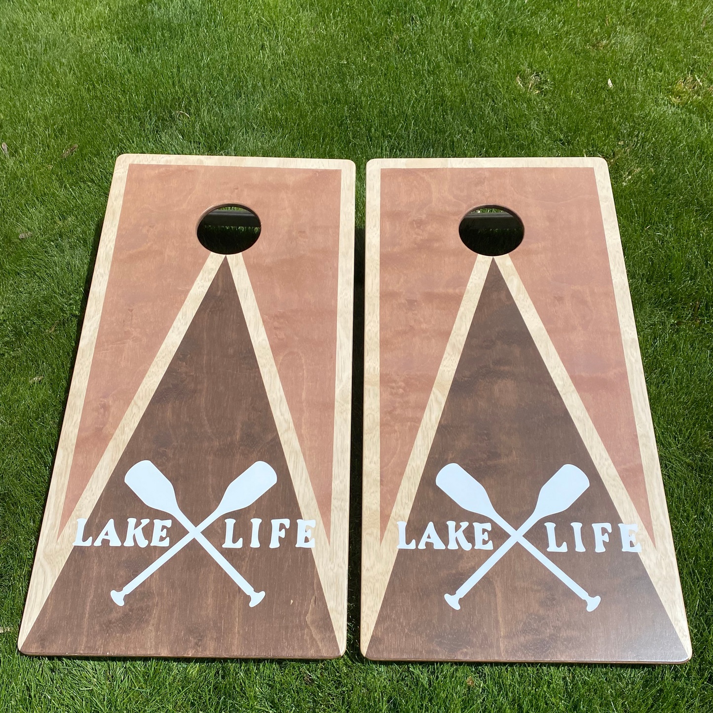 "Lake Life" Cornhole Set