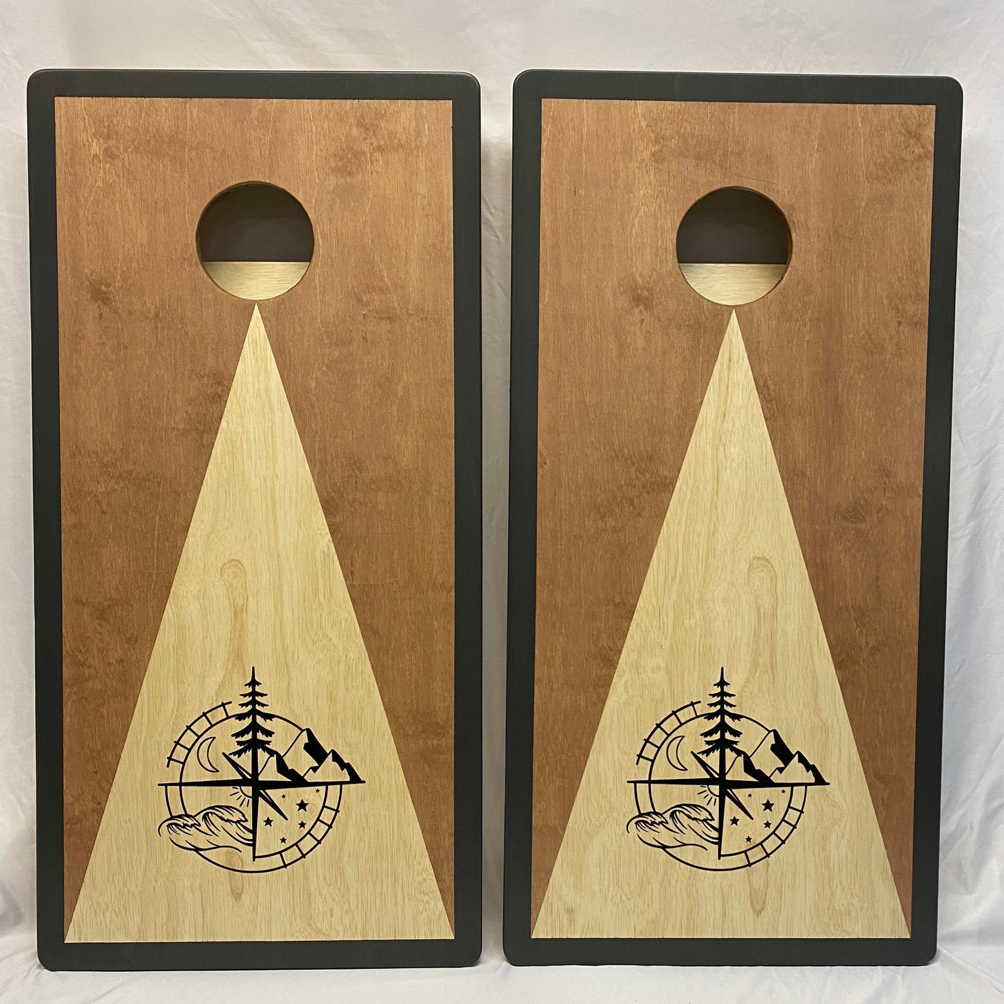 "Compass" Cornhole Set